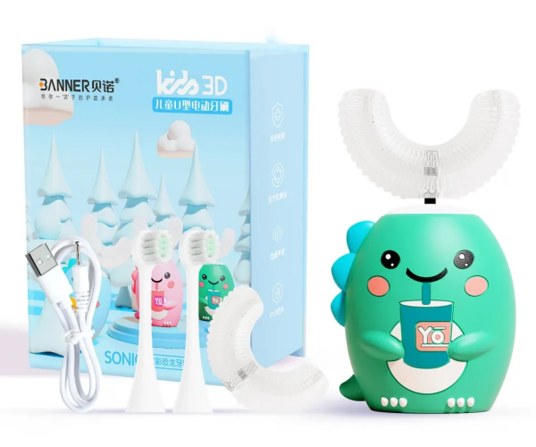 kids u-shaped sonic electric toothbrush