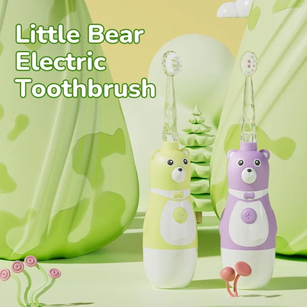 kids electric toothbrush led